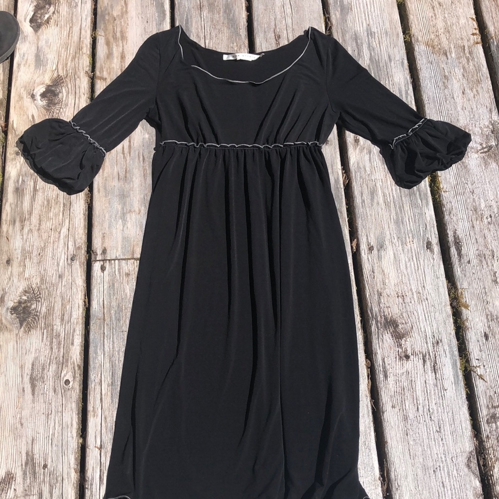 French boho chic LBD little black dress